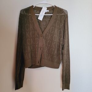 Calvin Klein Womens Large Cardigan